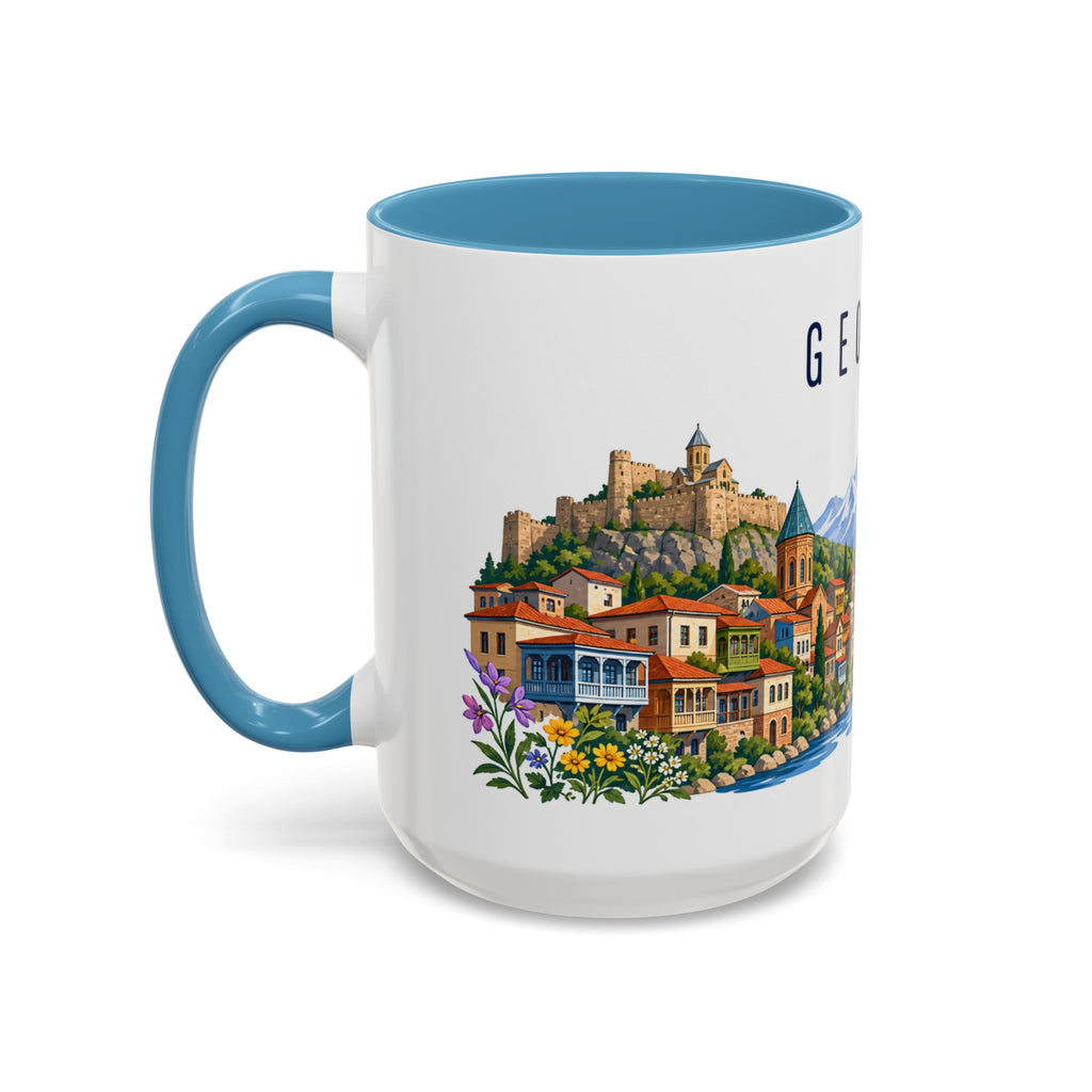 Georgia Country Coffee Mug | Travel Souvenir Accent Mug | Country Gift Ceramic Cup 11oz 15oz