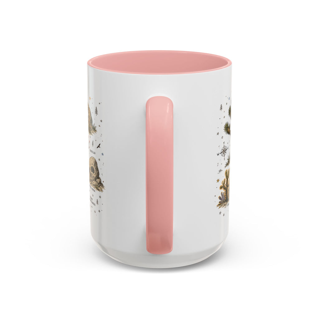 Joshua Tree Coffee Mug | National Park Desert Camping Gift | Accent Color Ceramic 11oz 15oz