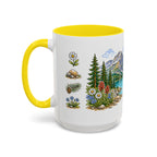 Glacier National Park Mug | US Travel Souvenir Accent Coffee Mug | 11oz 15oz Ceramic Cup