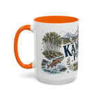 Kamchatka Peninsula Mug, Russia Travel Souvenir, Bucket List Gift, Accent Ceramic Coffee Mug 11oz 15oz