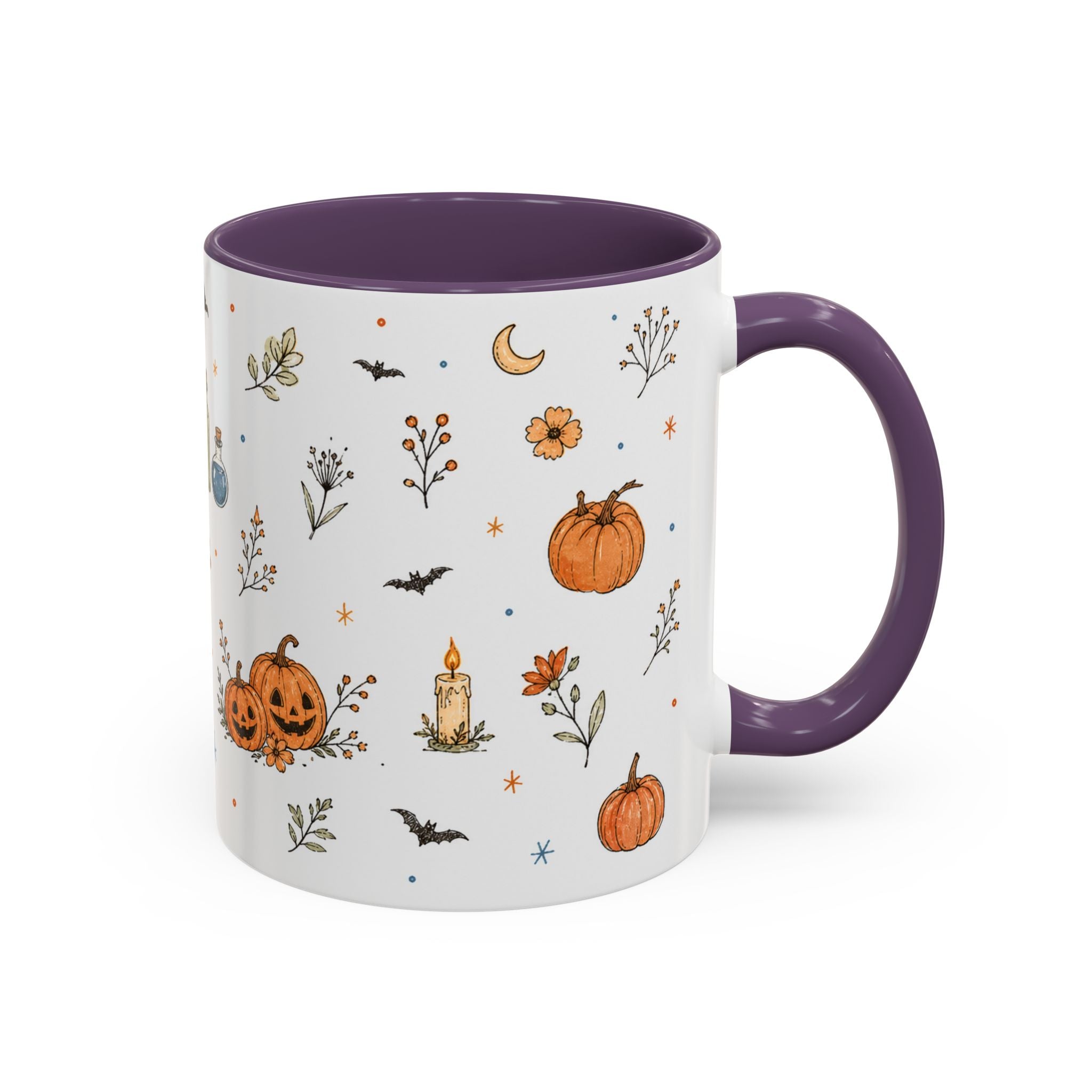 Cute Halloween Mug | Friendly Ghost Potion Watercolor Gift | Magic Accent Cup 11oz 15oz