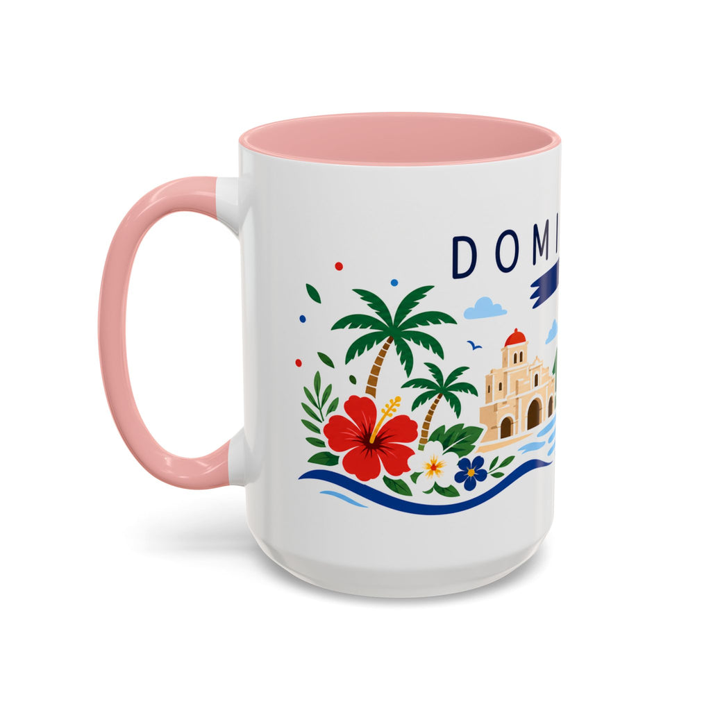 Dominican Republic Coffee Mug | Travel Souvenir Accent Mug | Country Gift Ceramic Cup 11oz 15oz