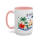 Dominican Republic Coffee Mug | Travel Souvenir Accent Mug | Country Gift Ceramic Cup 11oz 15oz