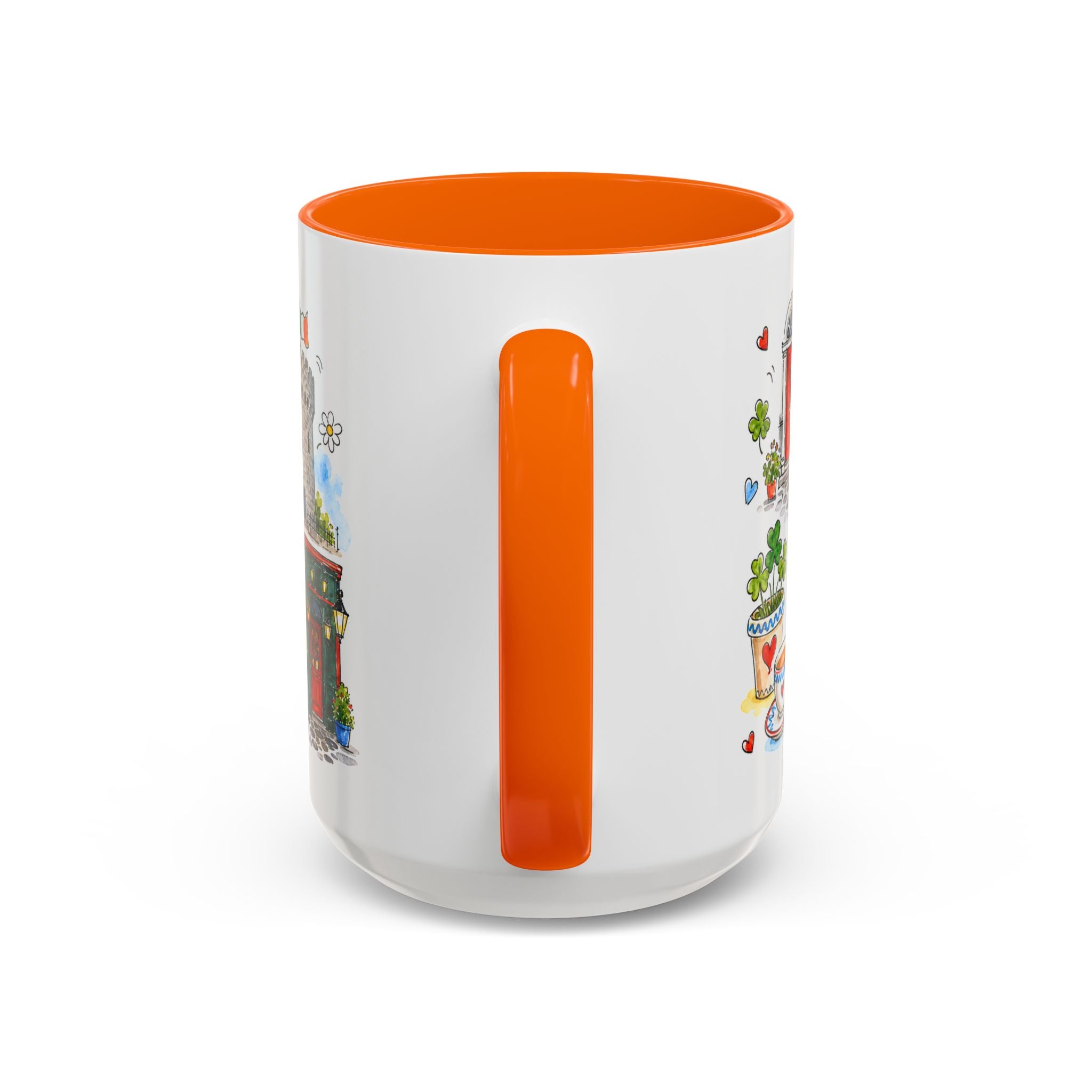 Dublin Travel Mug | European City Souvenir Accent Coffee Mug | 11oz 15oz Ceramic Cup