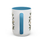 Mississippi State Map Mug | Moving Away, Homesick Gift | Botanical Accent Coffee Cup