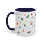 Dhaka Christmas Mug | Watercolor Travel Souvenir | Holiday Gift | Accent Ceramic Coffee Cup 11oz 15oz