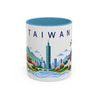Taiwan Coffee Mug | Travel Souvenir Accent Mug | Place Gift Ceramic Cup 11oz 15oz