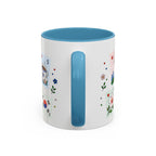 Seoul Coffee Mug | Postage Stamp Collage Mug | Travel Souvenir Accent Cup 11oz 15oz
