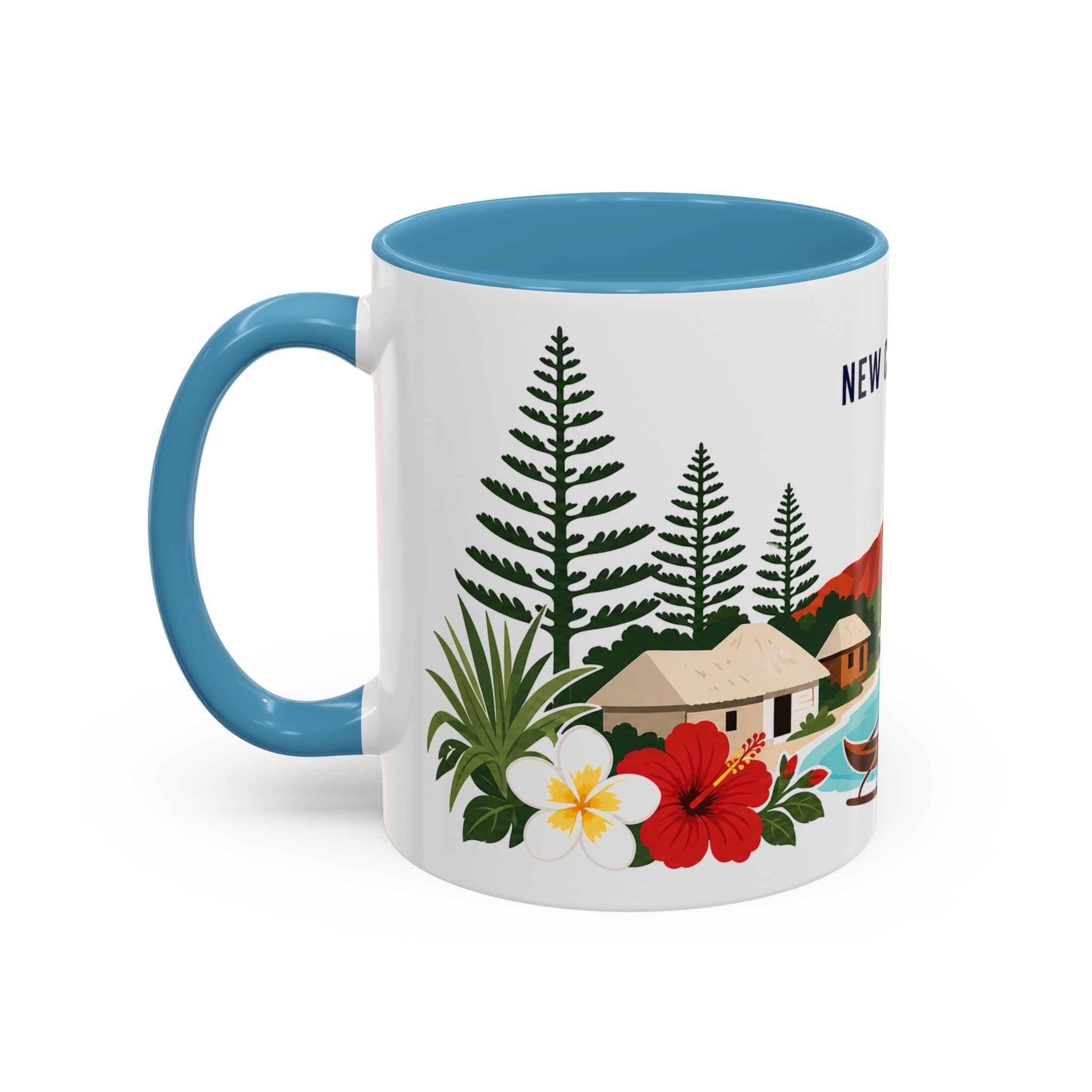 New Caledonia Coffee Mug | Travel Souvenir Accent Mug | Country Gift Ceramic Cup 11oz 15oz