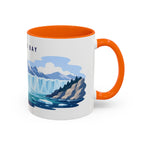 Glacier Bay National Park Coffee Mug | Solid Color Block Park Souvenir | 11oz 15oz Accent Mug
