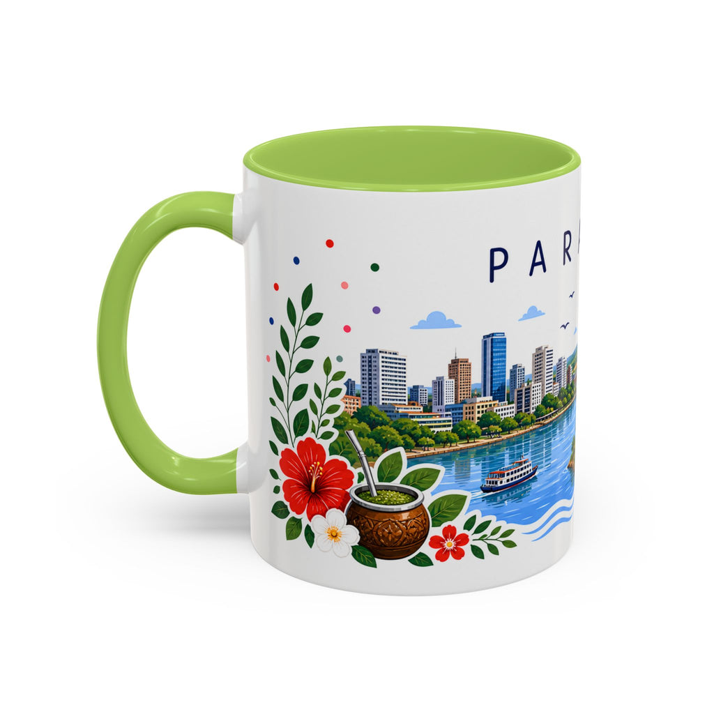 Paraguay Coffee Mug | Travel Souvenir Accent Mug | Place Gift Ceramic Cup 11oz 15oz