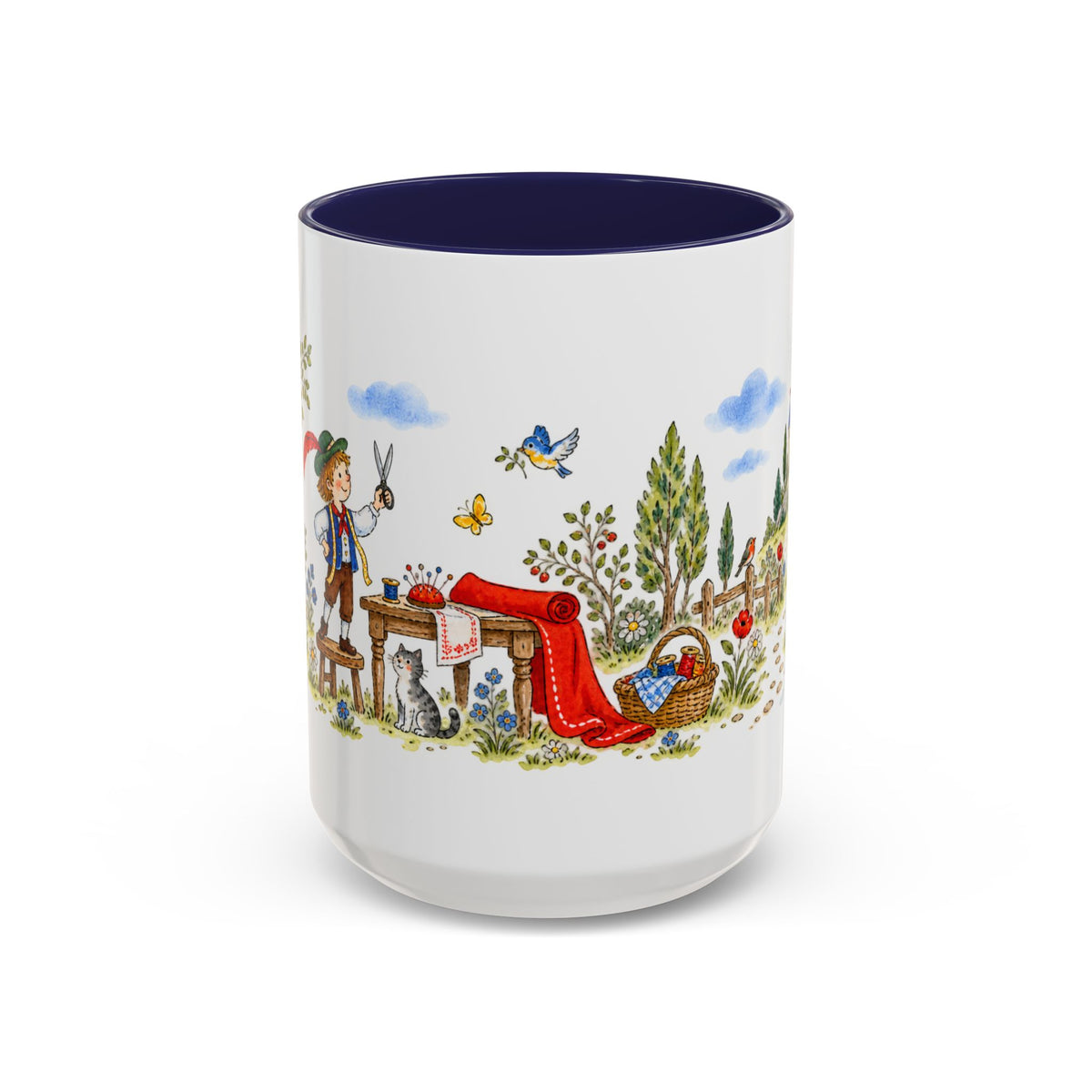 The Brave Little Tailor Mug | Storybook Fairy Tale Accent Coffee Mug | EveryLegend