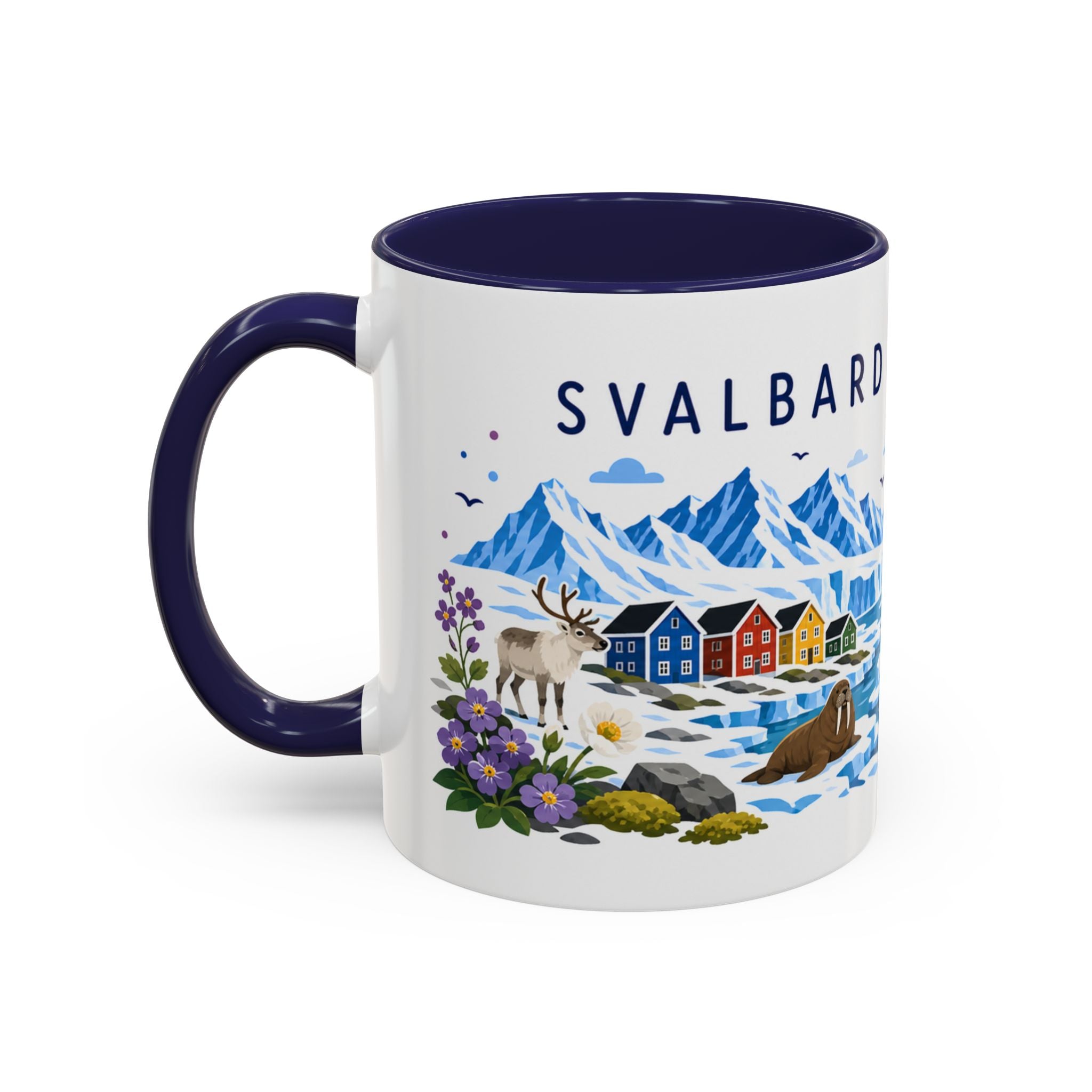 Svalbard & Jan Mayen Coffee Mug | Travel Souvenir Accent Mug | Country Gift Ceramic Cup 11oz 15oz