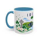 Ireland Coffee Mug | Travel Souvenir Accent Mug | Country Gift Ceramic Cup 11oz 15oz