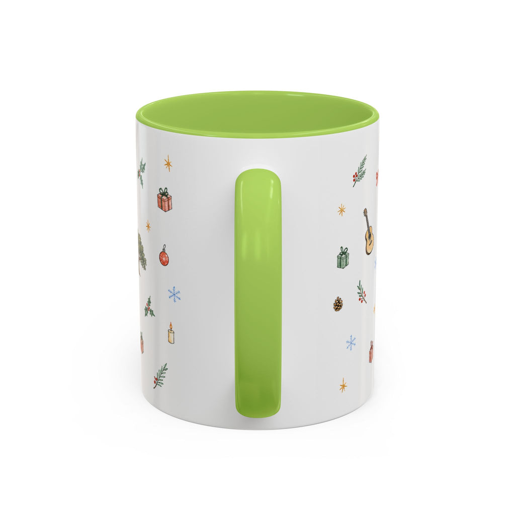 Austin Christmas Mug | Watercolor Travel Souvenir | Holiday Gift | Accent Ceramic Coffee Cup 11oz 15oz