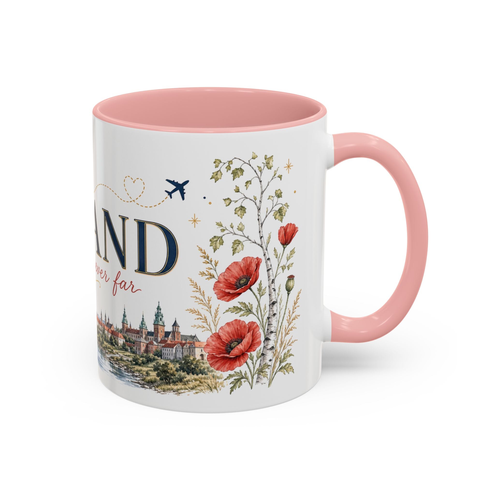 Poland Home Country Mug | Moving Away Gift | Long Distance Friendship | 11 oz 15 oz Accent Mug