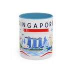 Singapore Coffee Mug | Travel Souvenir Accent Mug | Country Gift Ceramic Cup 11oz 15oz