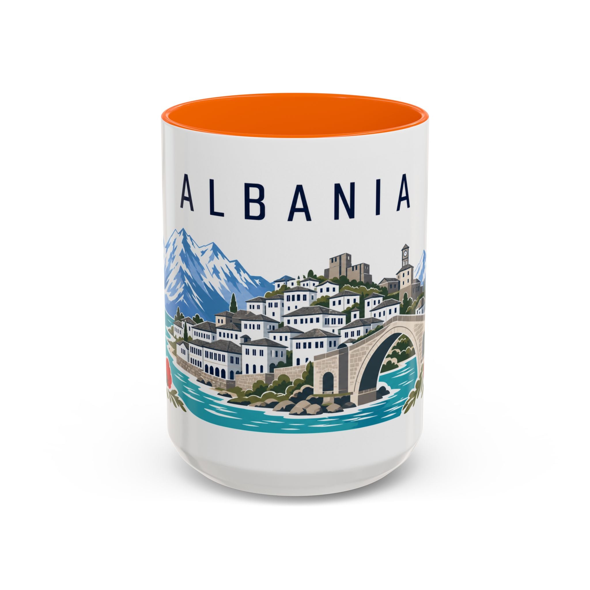 Albania Coffee Mug | Travel Souvenir Accent Mug | Country Gift Ceramic Cup 11oz 15oz