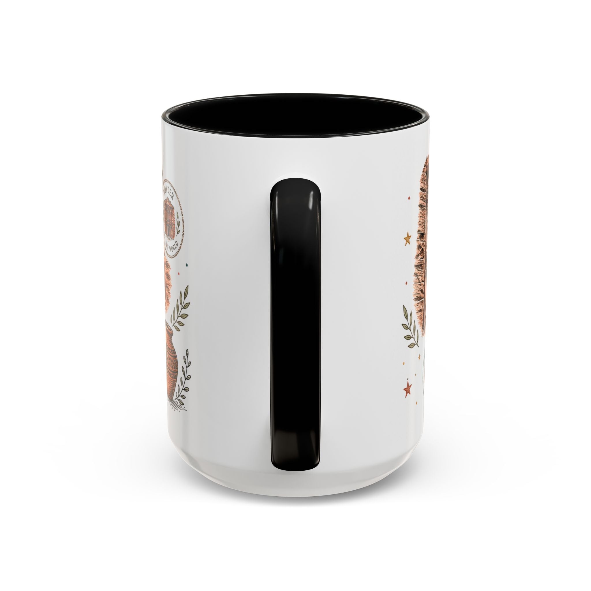 Petra Coffee Mug | Travel Destination Souvenir Gift | Accent Color Ceramic 11oz 15oz