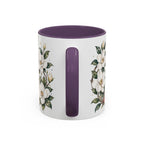Mississippi State Map Mug | Moving Away, Homesick Gift | Botanical Accent Coffee Cup