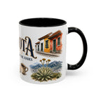 Bogota Coffee Mug | Colombia Travel Souvenir | Vintage Illustrated City Gift | 11 oz 15 oz Accent Mug