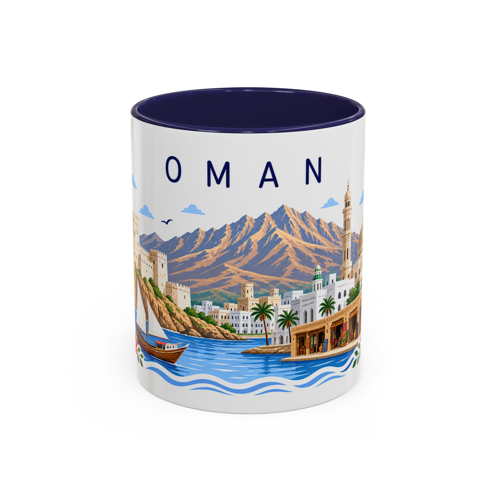 Oman Coffee Mug | Travel Souvenir Accent Mug | Place Gift Ceramic Cup 11oz 15oz