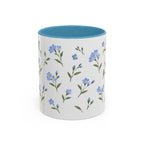 Alaska Forget-me-not Mug, State Flower Floral Coffee Cup, 11oz Botanical Gift