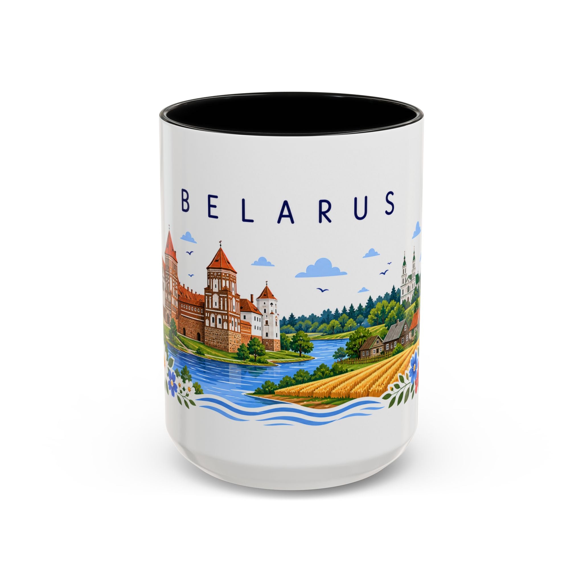 Belarus Coffee Mug | Travel Souvenir Accent Mug | Place Gift Ceramic Cup 11oz 15oz