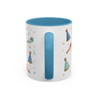 New Year Party Mug | Balloon Popper Watercolor Celebration Gift | Accent Cup 11oz 15oz