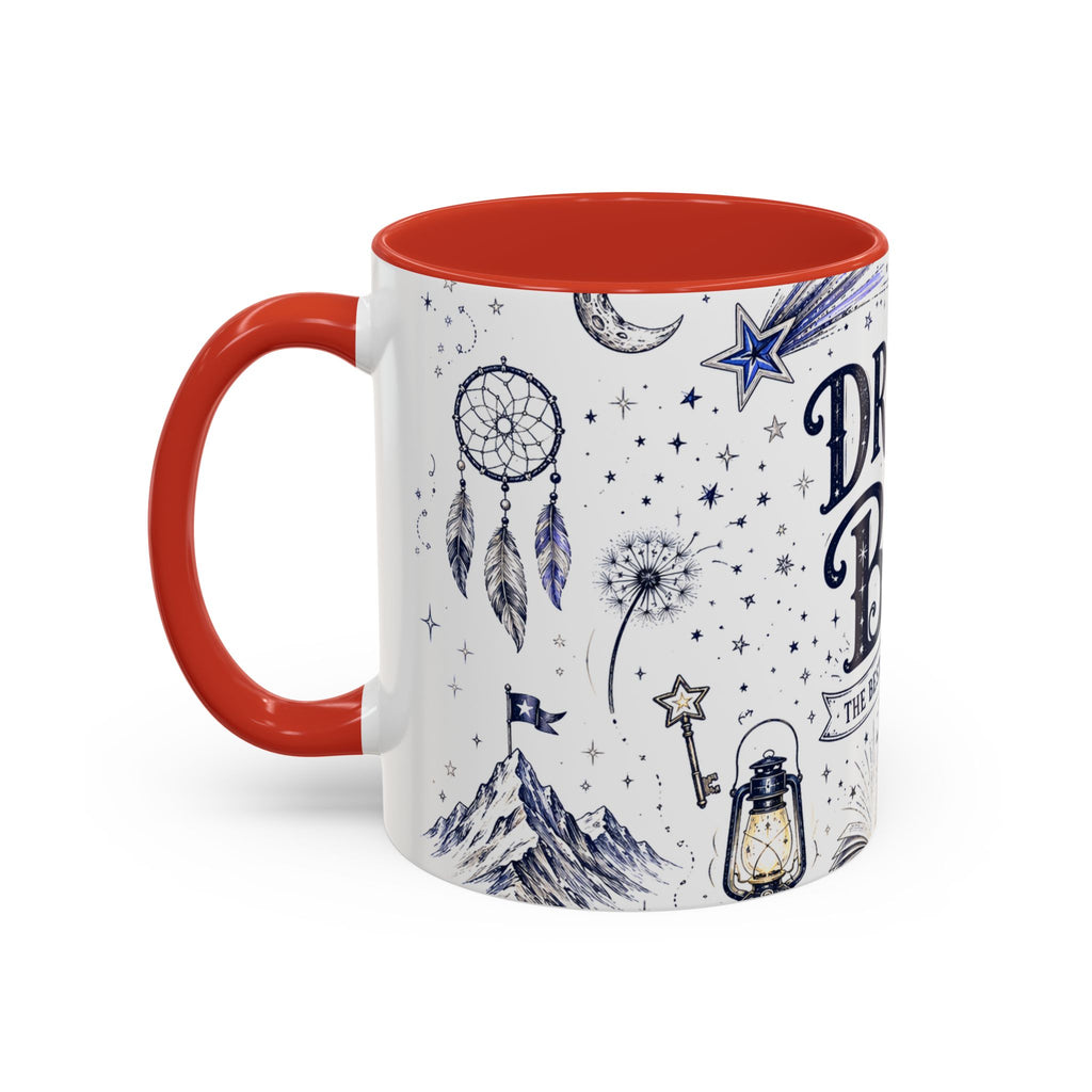 Dream Big Coffee Mug | Class of 2026 Graduation Gift | Accent Color Ceramic 11oz 15oz