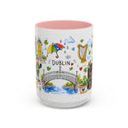 Dublin Travel Mug | European City Souvenir Accent Coffee Mug | 11oz 15oz Ceramic Cup