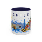 Chile Coffee Mug | Travel Souvenir Accent Mug | Place Gift Ceramic Cup 11oz 15oz