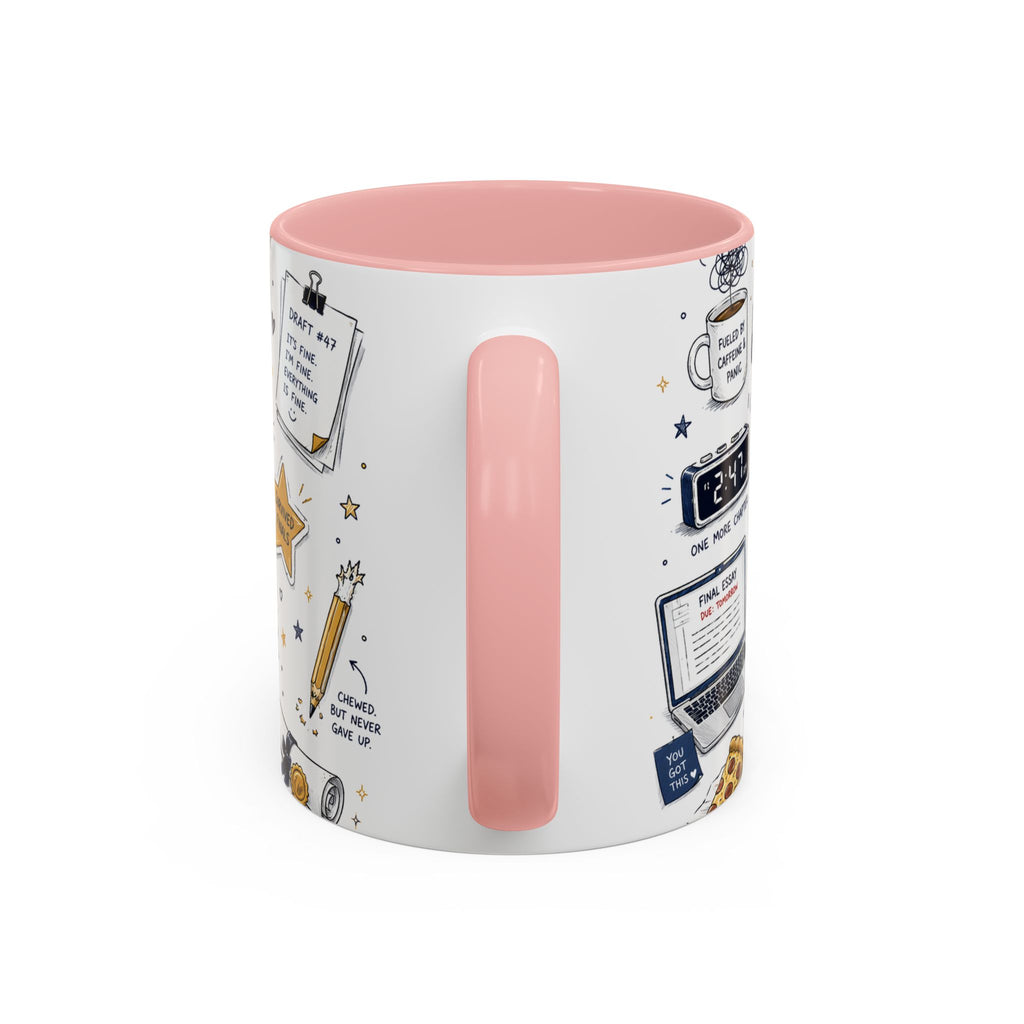 The Tassel Was Worth the Hassle Coffee Mug | Funny Graduation Gift 2026 | Accent Color Ceramic 11oz 15oz
