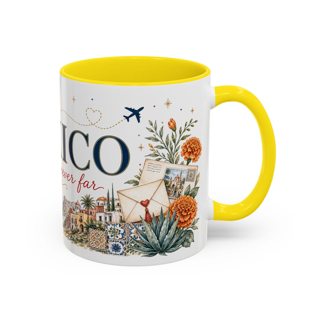 Mexico Home Country Mug | Moving Away Gift | Long Distance Friendship | 11 oz 15 oz Accent Mug