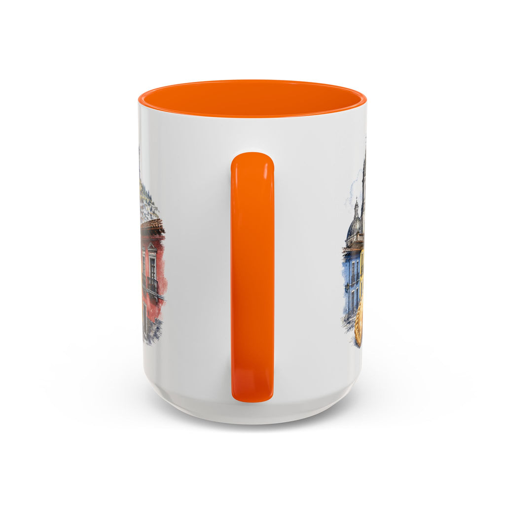 Quito Coffee Mug | Ecuador Travel Souvenir | Vintage Illustrated City Gift | 11 oz 15 oz Accent Mug