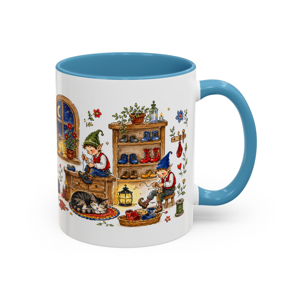 Elves and the Shoemaker Mug | Storybook Accent Coffee Mug | EveryLegend