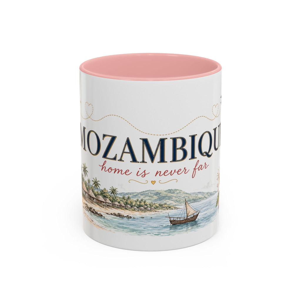 Mozambique Home Country Mug | Moving Away Gift | Long Distance Friendship | 11 oz 15 oz Accent Mug