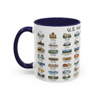 63 National Parks Mug | U.S. Parks Coffee Cup | Park Bucket List Gift | Road Trip Hiking Camping Souvenir