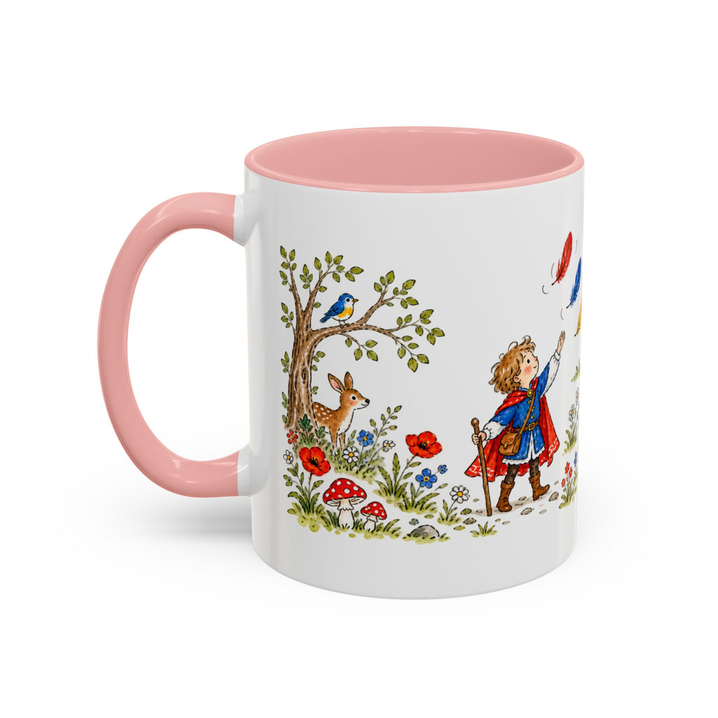 The Three Feathers Mug | Storybook Fairy Tale Accent Coffee Mug | EveryLegend