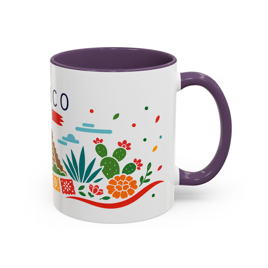 Mexico Coffee Mug | Travel Souvenir Accent Mug | Country Gift Ceramic Cup 11oz 15oz