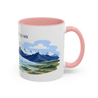 Wrangell-St. Elias National Park Coffee Mug | Solid Color Block Park Souvenir | 11oz 15oz Accent Mug