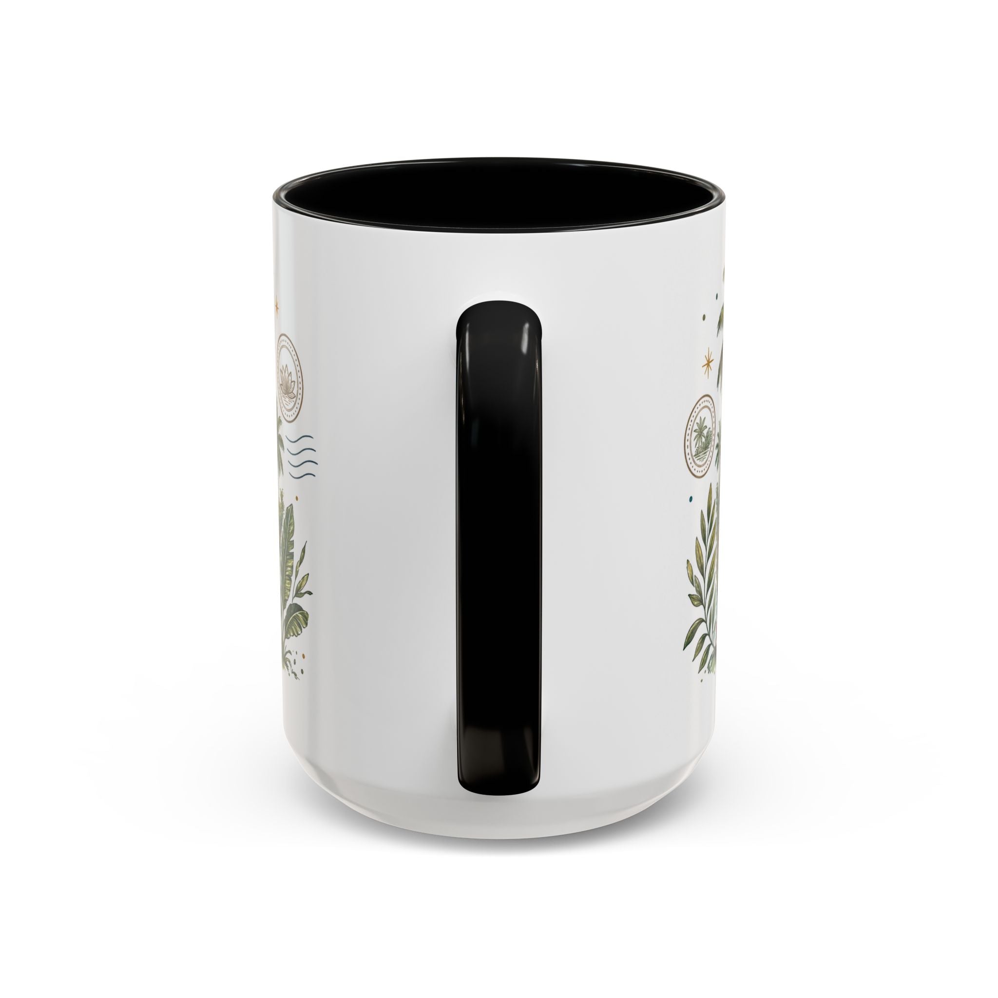 Kerala Backwaters Coffee Mug | Travel Destination Souvenir Gift | Accent Color Ceramic 11oz 15oz