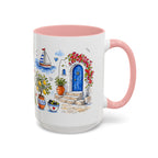 Athens Travel Mug | European City Souvenir Accent Coffee Mug | 11oz 15oz Ceramic Cup