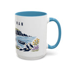 Isle of Man Coffee Mug | Travel Souvenir Accent Mug | Country Gift Ceramic Cup 11oz 15oz