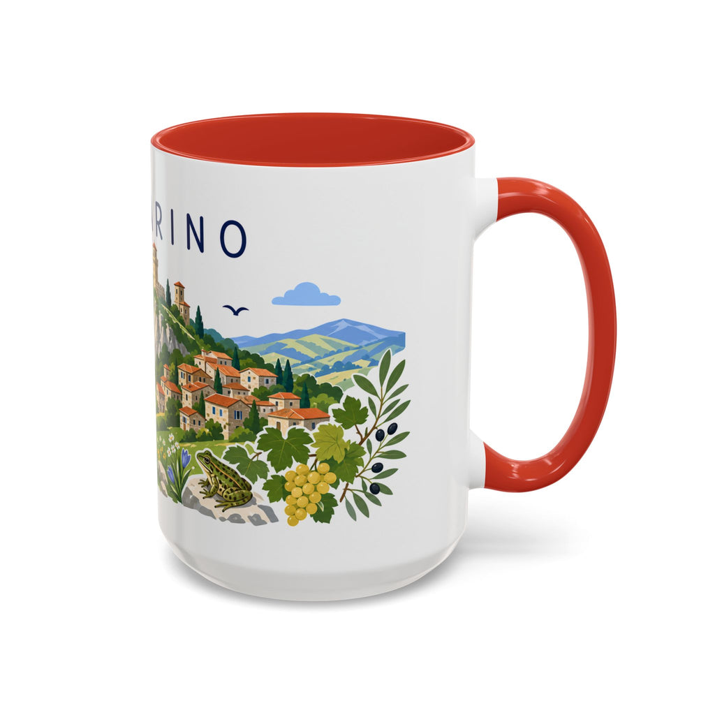 San Marino Coffee Mug | Travel Souvenir Accent Mug | Country Gift Ceramic Cup 11oz 15oz