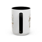Badlands National Park Coffee Mug | South Dakota Prairie Fossil Hiking Gift | Accent Color Ceramic 11oz 15oz