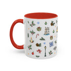Lisbon Christmas Mug | Watercolor City Souvenir | Ceramic Coffee Cup 11oz 15oz