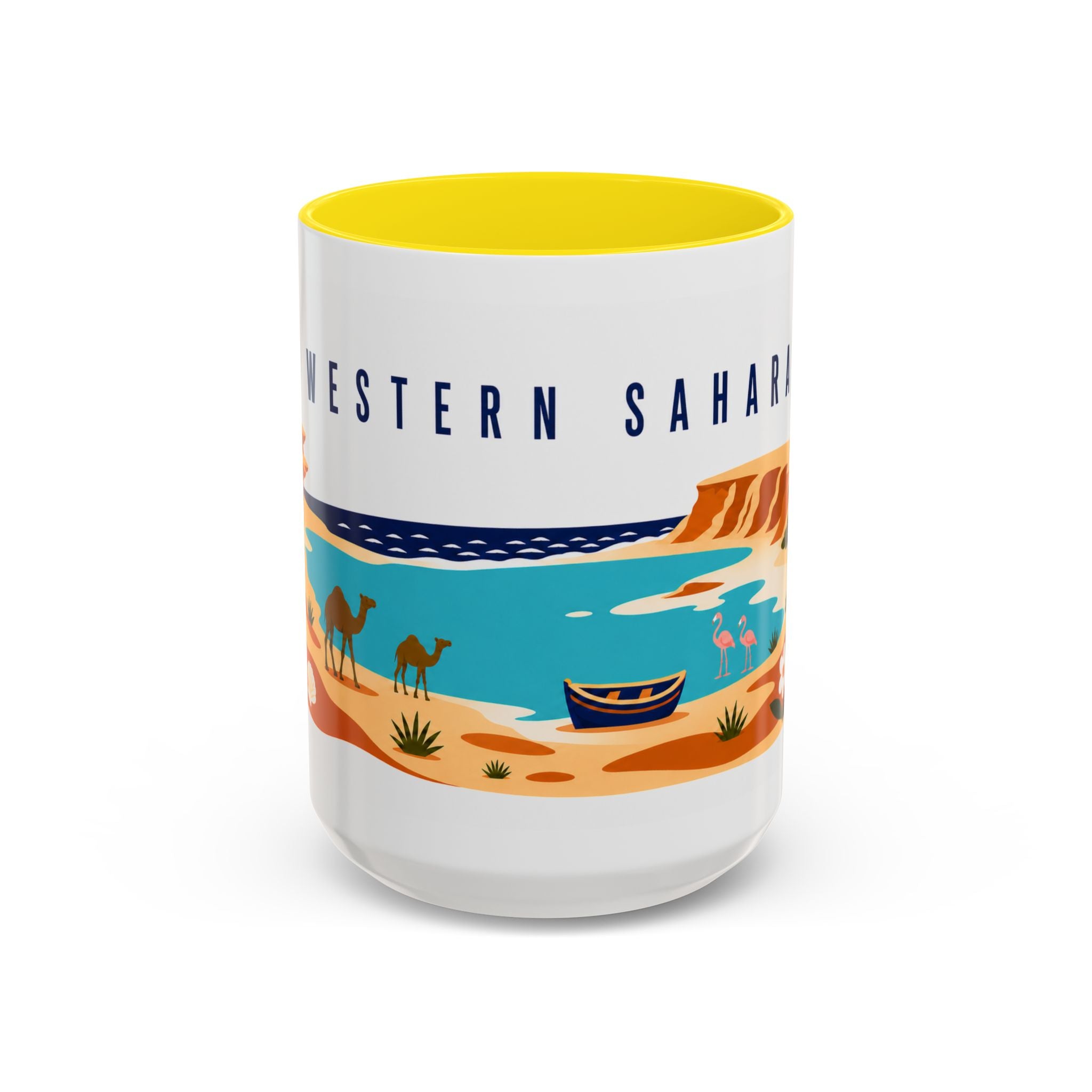 Western Sahara Coffee Mug | Travel Souvenir Accent Mug | Country Gift Ceramic Cup 11oz 15oz