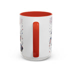 Stars and Stripes Forever Coffee Mug | Patriotic 4th of July Gift | Accent Color Ceramic 11oz 15oz