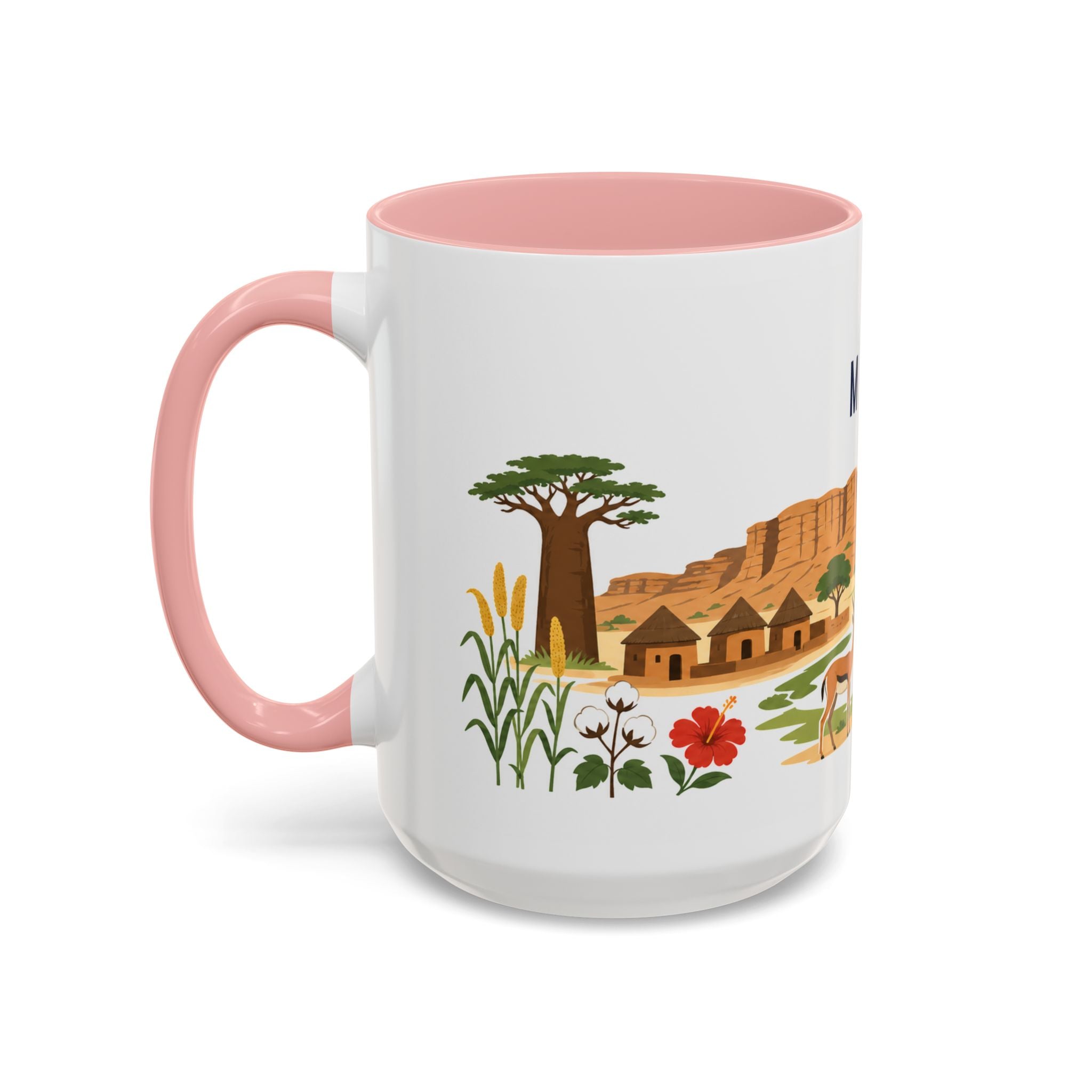 Mali Coffee Mug | Travel Souvenir Accent Mug | Country Gift Ceramic Cup 11oz 15oz